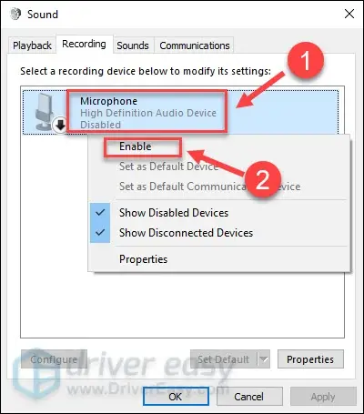 Configuring Sound Settings