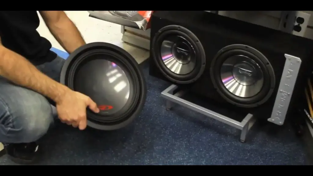 Dual 10-inch subwoofer cars
