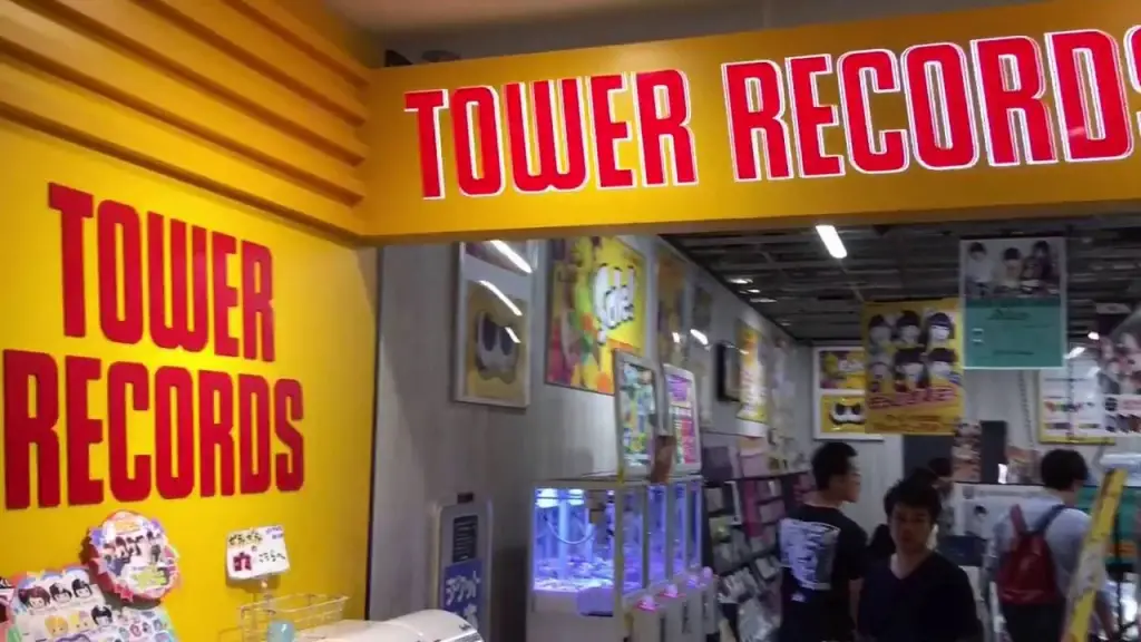 Tower records physical store