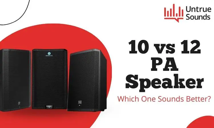10 vs 12 PA Speaker