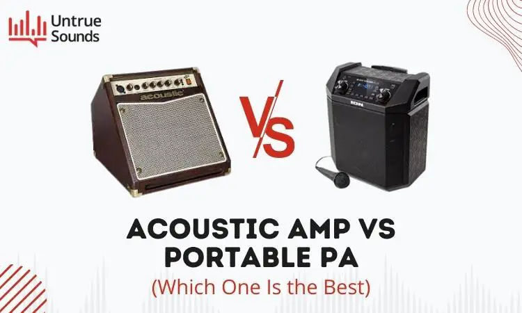 Acoustic Amp VS Portable PA