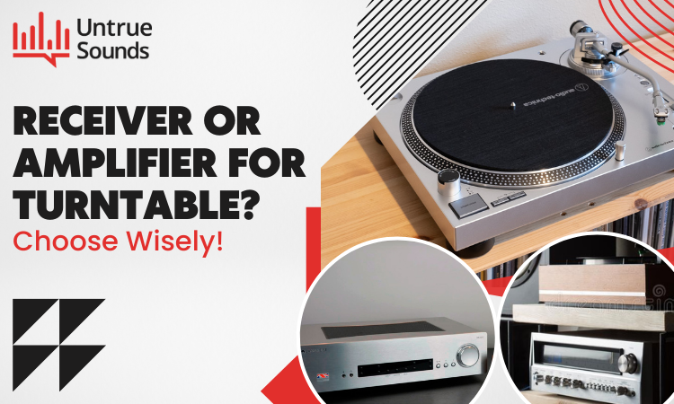 receiver or amplifier for turntable